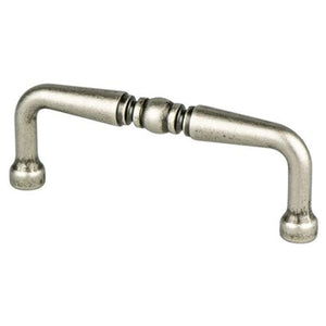 3.38' Traditional Spindle Bar Pull in Weathered Nickel from Advantage Plus Collection