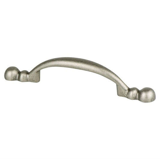 5.25" Traditional Round Arch Pull in Weathered Nickel from Advantage Plus Collection