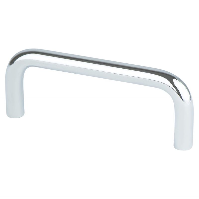 3.31' Contemporary Curved Pull in Polished Chrome from Advantage Plus Collection