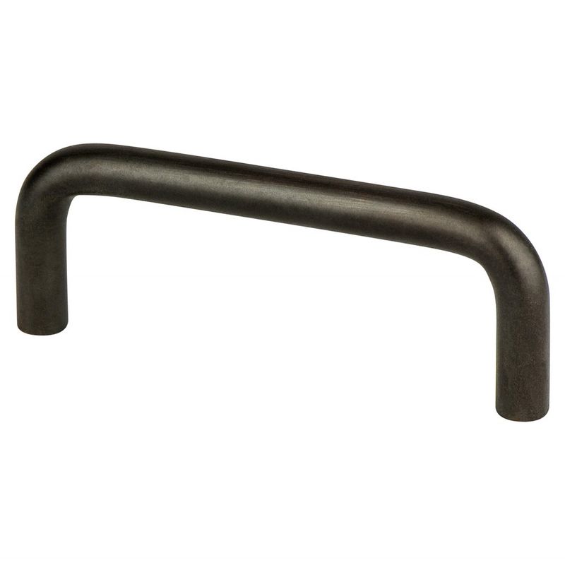 3.31' Contemporary Curved Pull in Verona Bronze from Advantage Plus Collection