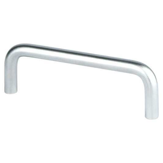 3.81" Contemporary Curved Pull in Satin Chrome from Advantage Plus Collection