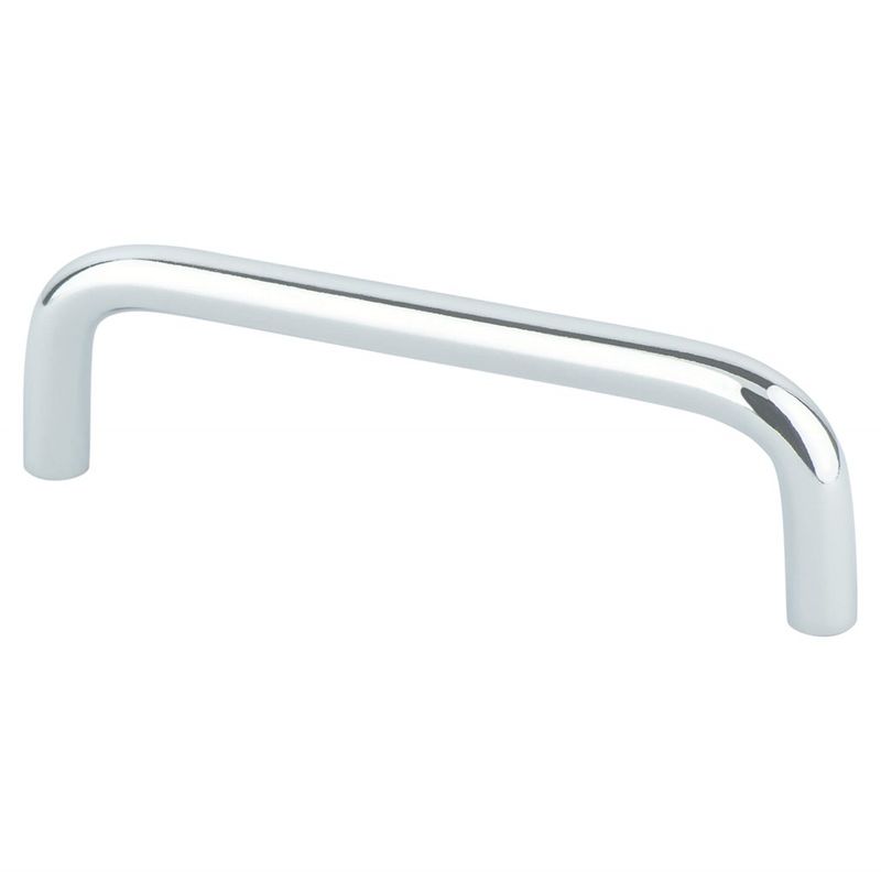 4.06' Contemporary Curved Pull in Polished Chrome from Advantage Plus Collection