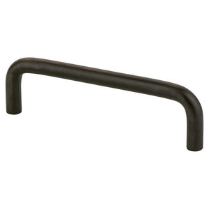 4.06' Contemporary Curved Pull in Verona Bronze from Advantage Plus Collection