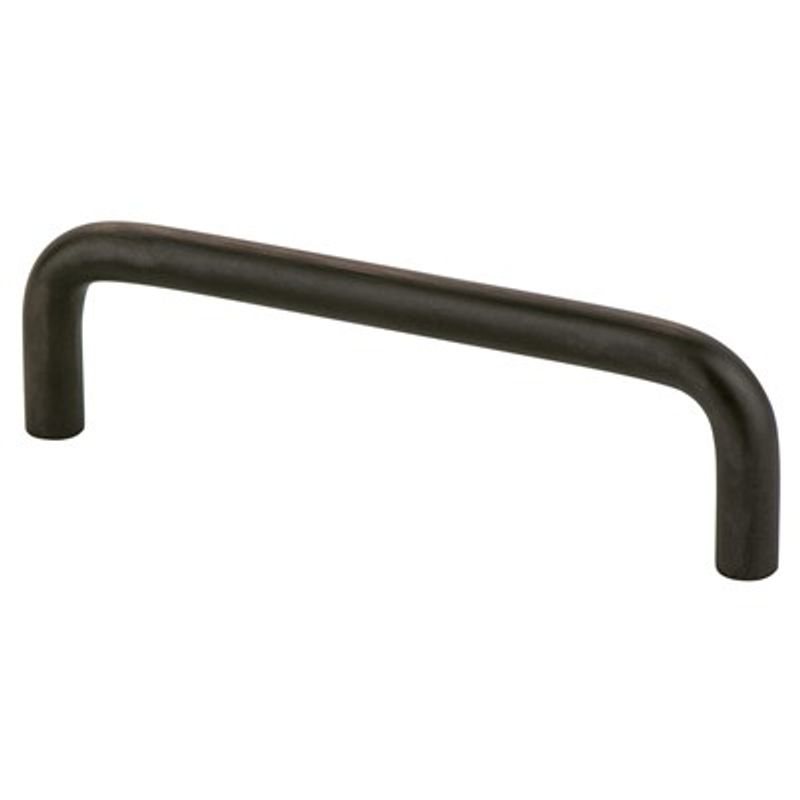 4.06' Contemporary Curved Pull in Verona Bronze from Advantage Plus Collection