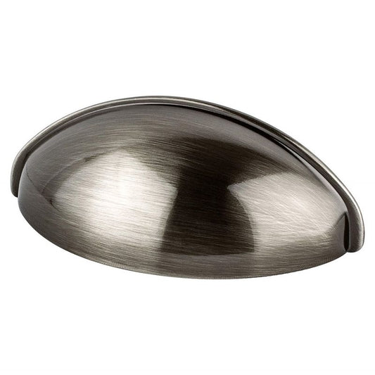 3.19" Traditional Cup Pull in Brushed Black Nickel from Advantage Two Collection