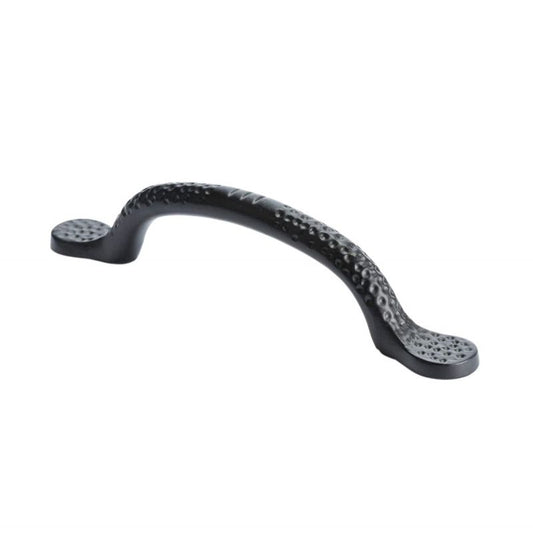 5.81" Artisan Hammered Arch Pull in Black from American Craftsman Collection