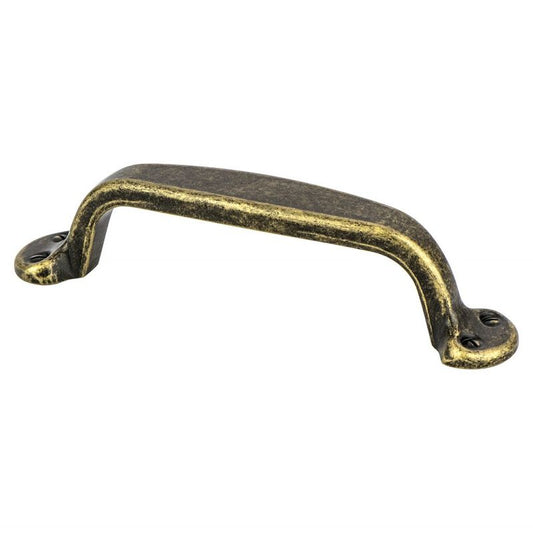 4.94" Traditional Flat Bar Pull in Dull Bronze from Andante Collection