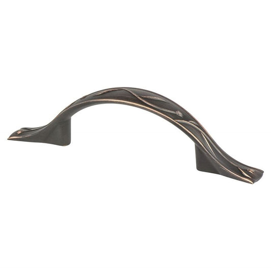 5.25" Artisan Arch Pull in Verona Bronze from Art Nouveau Collection