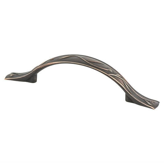 7.31" Artisan Arch Pull in Verona Bronze from Art Nouveau Collection