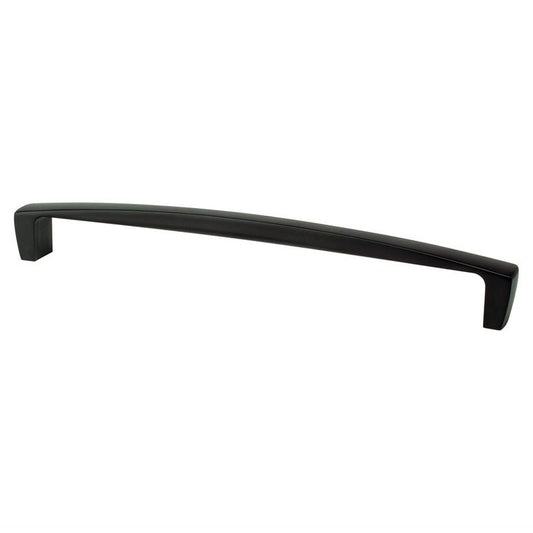 12.44" Transitional Modern Appliance Pull in Matte Black from Aspire Collection