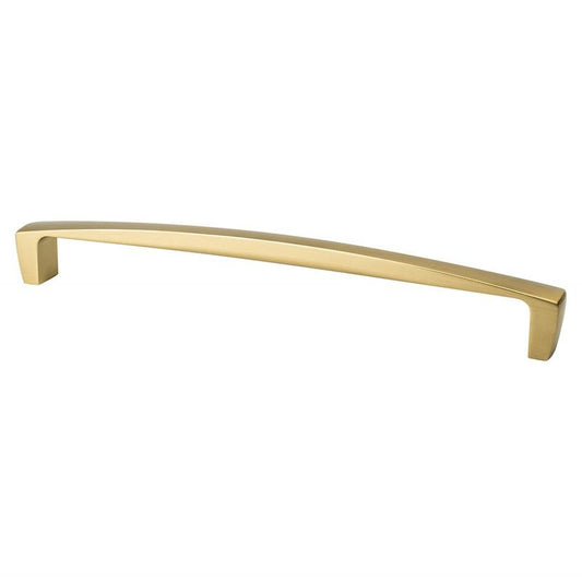 12.44" Transitional Modern Appliance Pull in Modern Brushed Gold from Aspire Collection