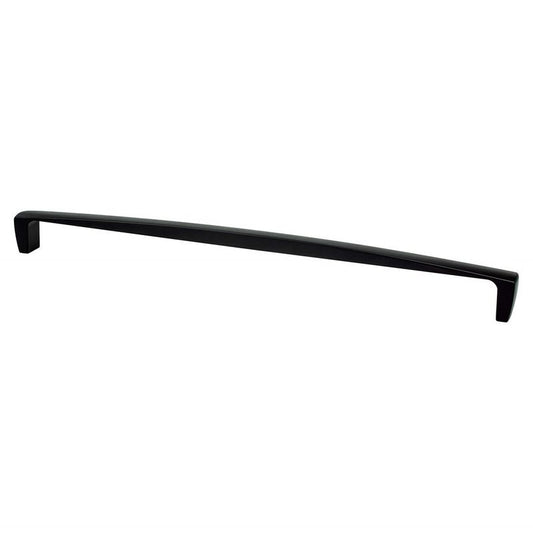 18.38" Transitional Modern Appliance Pull in Matte Black from Aspire Collection
