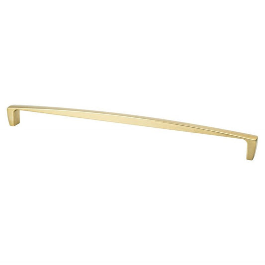 18.38" Transitional Modern Appliance Pull in Modern Brushed Gold from Aspire Collection