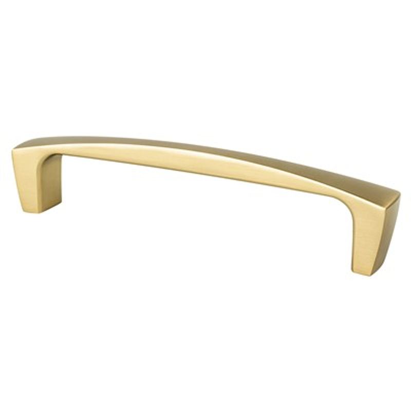 5.44' Transitional Modern Arch Bar Pull in Modern Brushed Gold from Aspire Collection