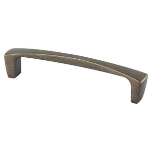5.44' Transitional Modern Arch Bar Pull in Verona Bronze from Aspire Collection