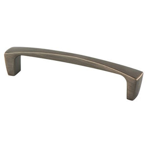 5.44' Transitional Modern Arch Bar Pull in Verona Bronze from Aspire Collection