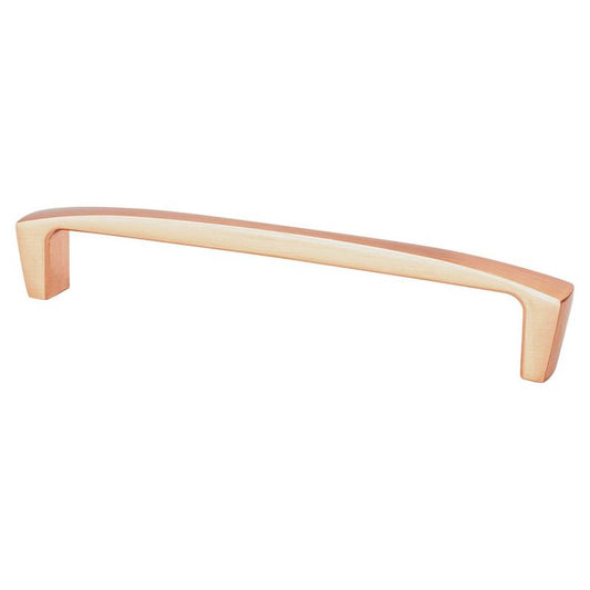 6.5" Transitional Modern Arch Pull Barin Brushed Copper from Aspire Collection