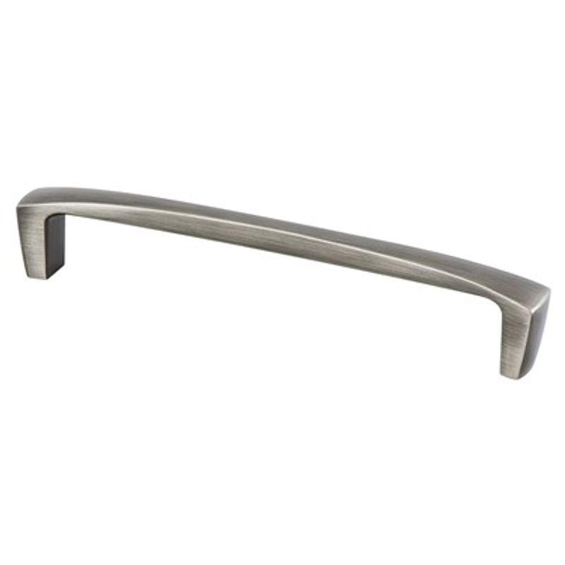 6.5' Transitional Modern Arch Pull Barin Brushed Tin from Aspire Collection