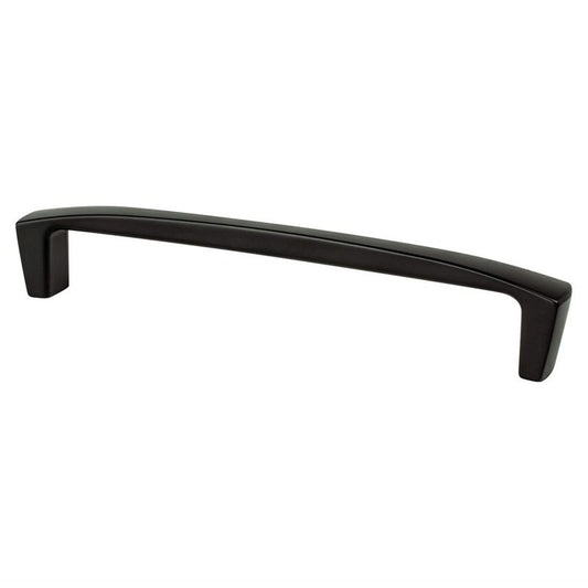 6.5" Transitional Modern Arch Pull Barin Matte Black from Aspire Collection