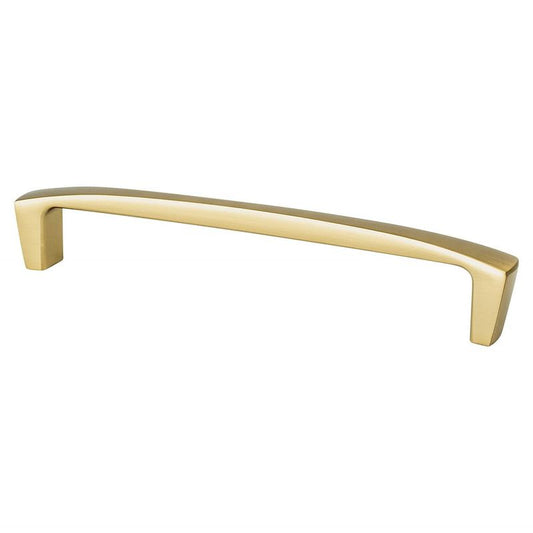 6.5" Transitional Modern Arch Pull Barin Modern Brushed Gold from Aspire Collection