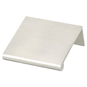 1.75' Contemporary Rectangular Pull in Brushed Nickel from Bravo Collection