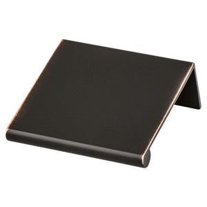 1.75' Contemporary Rectangular Pull in Verona Bronze from Bravo Collection