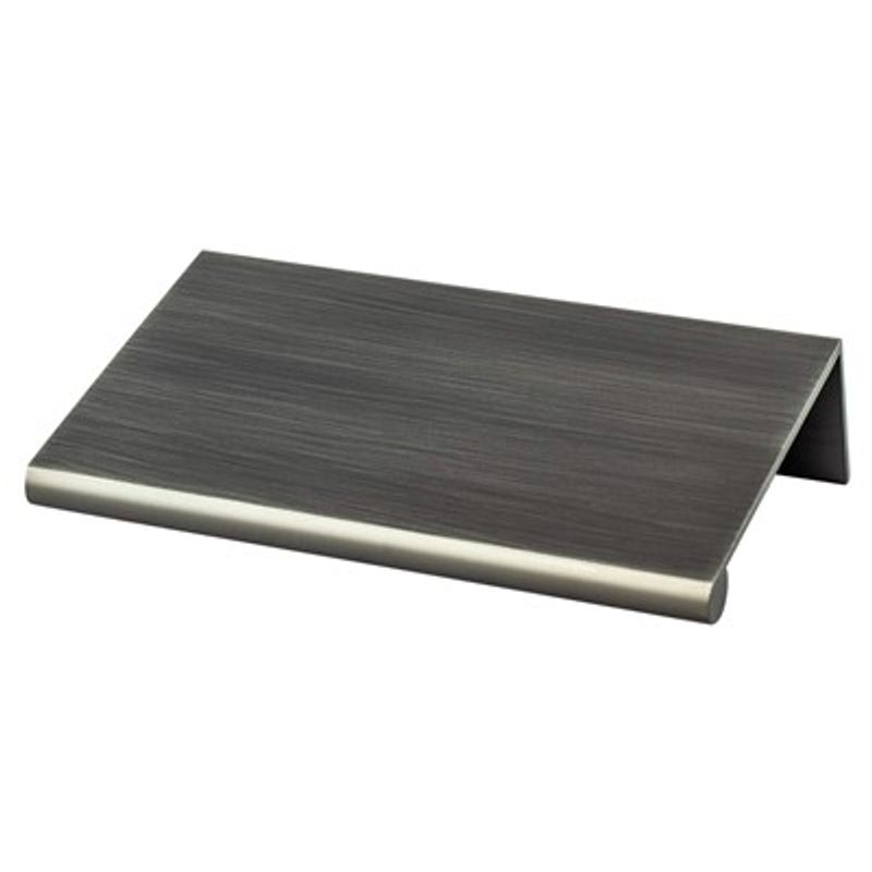 3' Contemporary Rectangular Pull in Graphite from Bravo Collection
