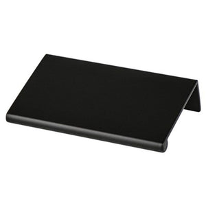 3' Contemporary Rectangular Pull in Satin Black from Bravo Collection