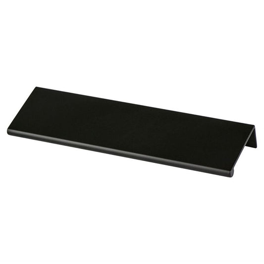 6" Contemporary Rectangular Pull in Satin Black from Bravo Collection