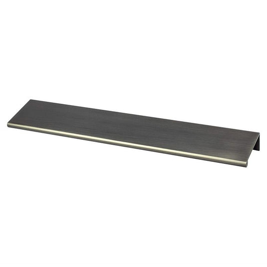 9.06" Contemporary Rectangular Pull in Graphite from Bravo Collection