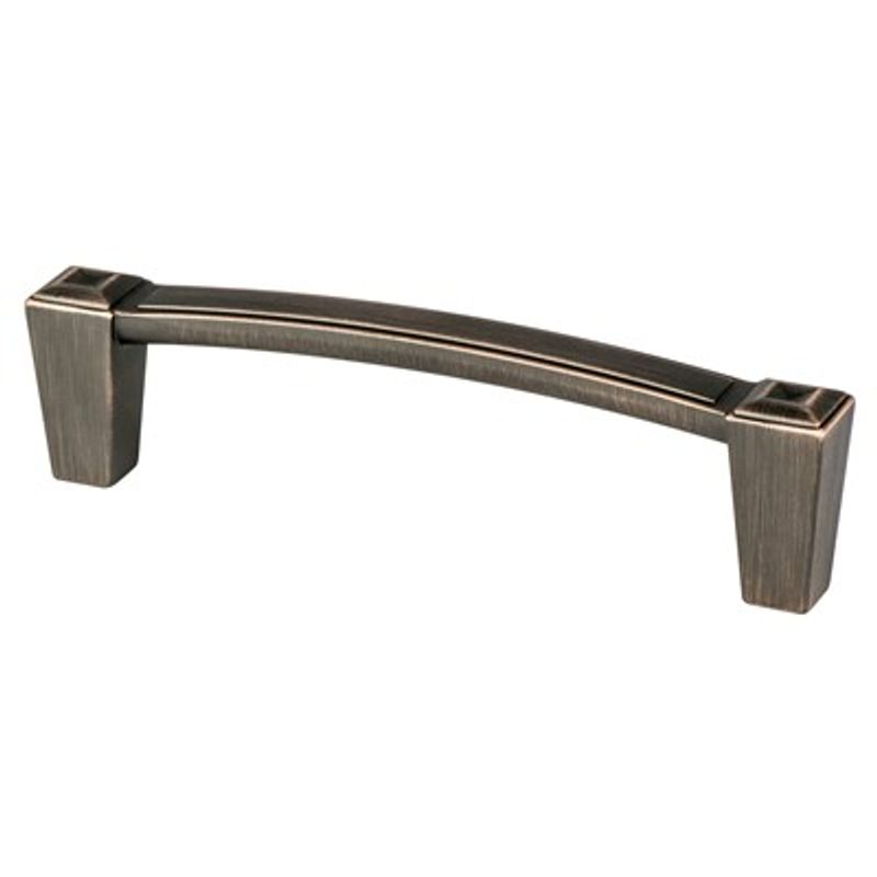 4.31' Transitional Modern Tapered Cube Bar Pullin Verona Bronze from Connections Collection