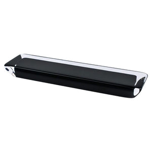 4.94' Contemporary Rectangular Pull in Transparent Black from Core Collection