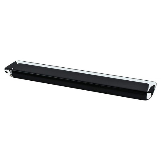 7.5" Contemporary Rectangular Pull in Transparent Black from Core Collection