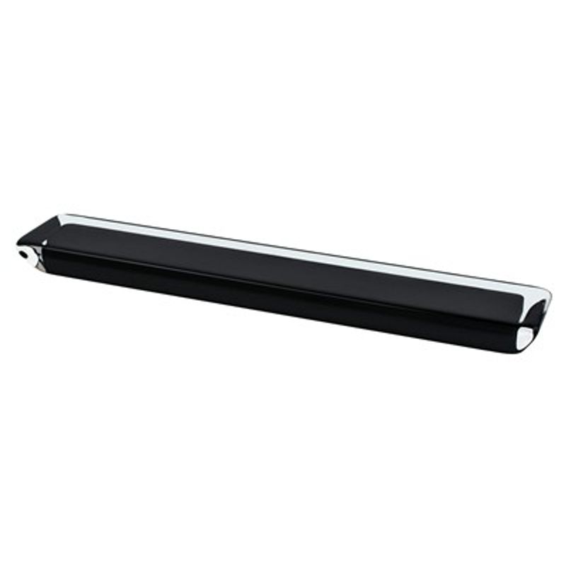 7.5' Contemporary Rectangular Pull in Transparent Black from Core Collection