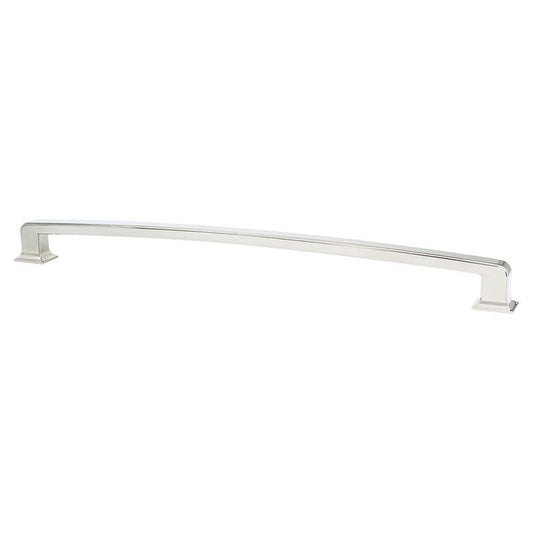 19.25" Transitional Modern Appliance Pull in Polished Nickel from Designer's Group Collection