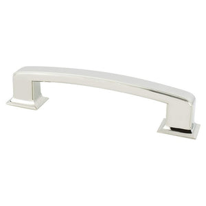 7.38' Transitional Modern Square Pull in Polished Nickel from Designers' Group Collection