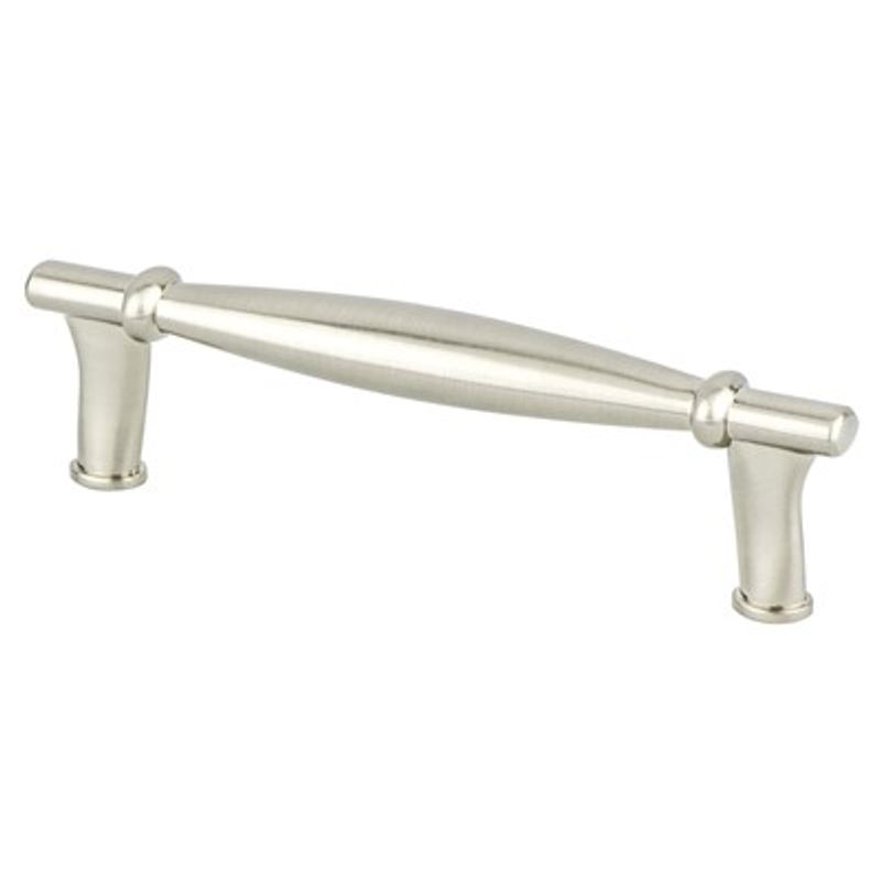 4.5' Transitional Modern Tapered Bar Pull in Brushed Nickel from Dierdra Collection