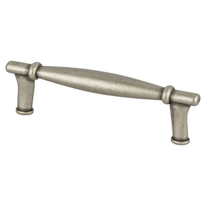 4.5' Transitional Modern Tapered Bar Pull in Weathered Nickel from Dierdra Collection