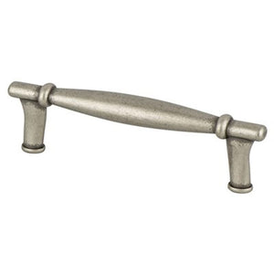 4.5' Transitional Modern Tapered Bar Pull in Weathered Nickel from Dierdra Collection