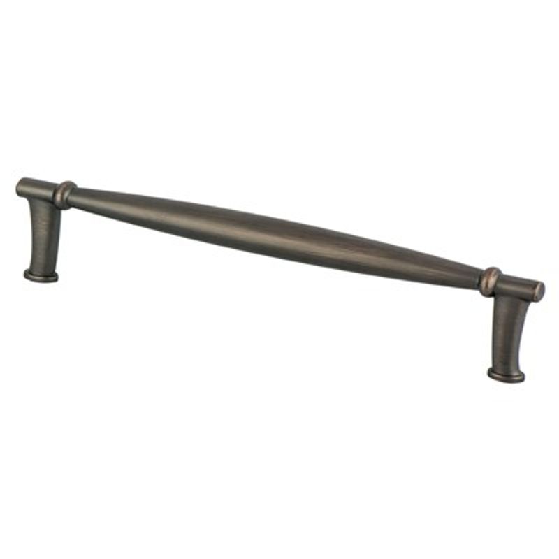 6.94' Transitional Modern Tapered Bar Pull in Verona Bronze from Dierdra Collection