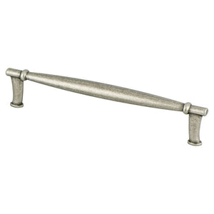 6.94' Transitional Modern Tapered Bar Pull in Weathered Nickel from Dierdra Collection