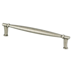 6.94' Transitional Modern Tapered Bar Pull in Weathered Nickel from Dierdra Collection