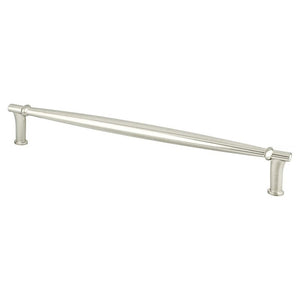 9.5' Transitional Modern Tapered Bar Pull in Brushed Nickel from Dierdra Collection