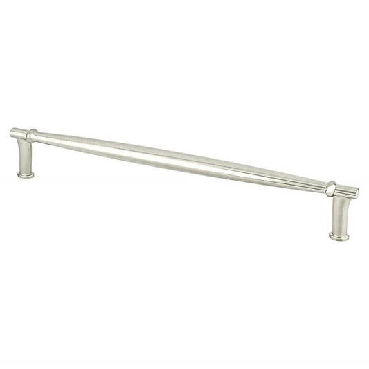 9.5" Transitional Modern Tapered Bar Pull in Brushed Nickel from Dierdra Collection