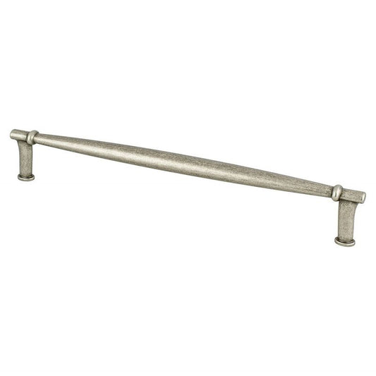 9.5" Transitional Modern Tapered Bar Pull in Weathered Nickel from Dierdra Collection