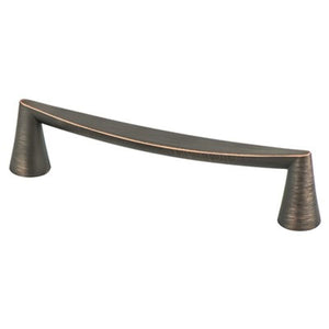 5.75' Transitional Modern Curved Bar Pull in Verona Bronze from Domestic Collection