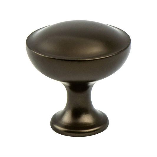 1.19" Wide Traditional Round Knob in Oil Rubbed Bronze from Echo Collection