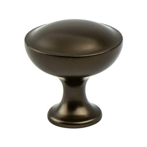 1.19' Wide Traditional Round Knob in Oil Rubbed Bronze from Echo Collection