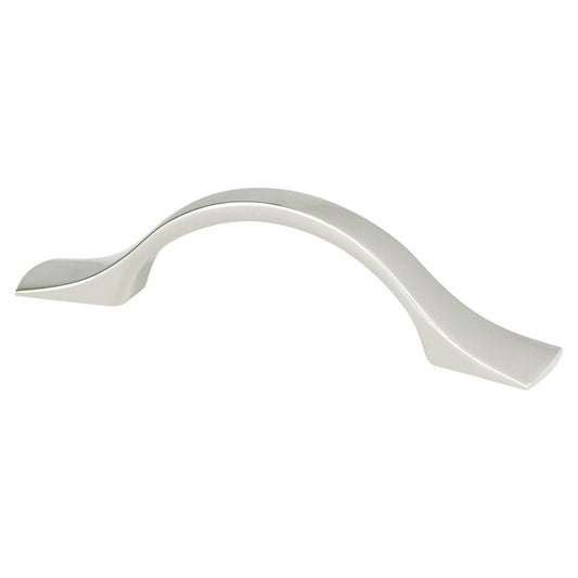 4.75" Traditional Arch Pull in Polished Nickel from Echo Collection