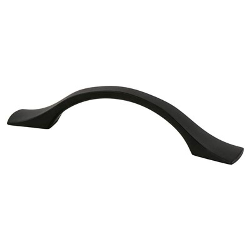 5.56' Traditional Arch Pull in Matte Black from Echo Collection